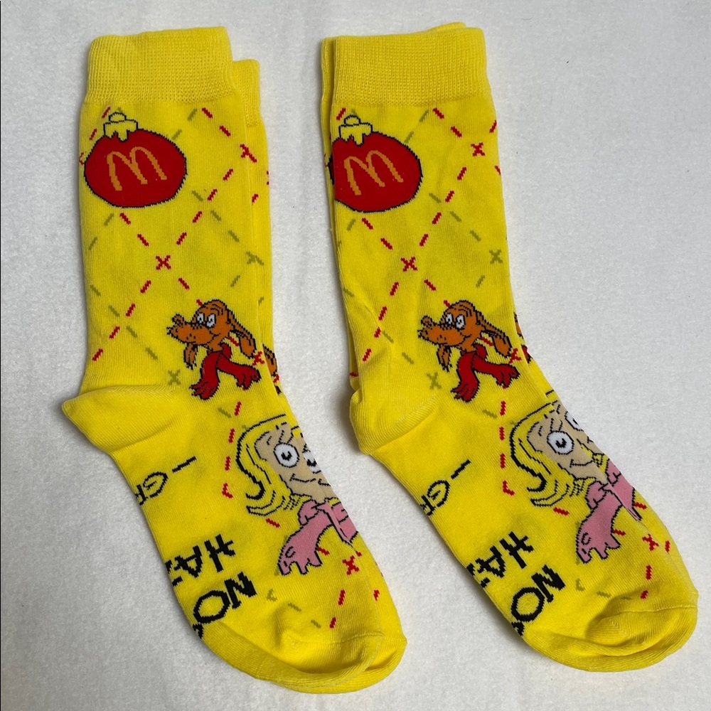 2Pair McDonalds Cindy Lou Who Socks NEW